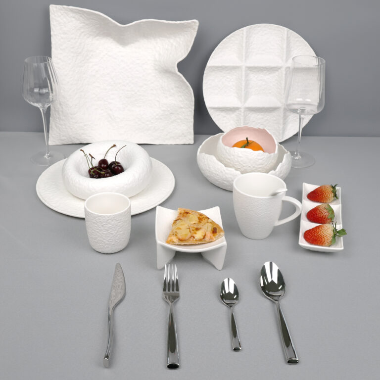 Brett custom porcelain dinnerware