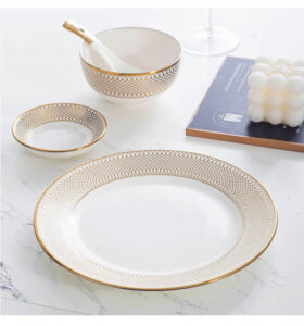 Brett custom bone china dinnerware