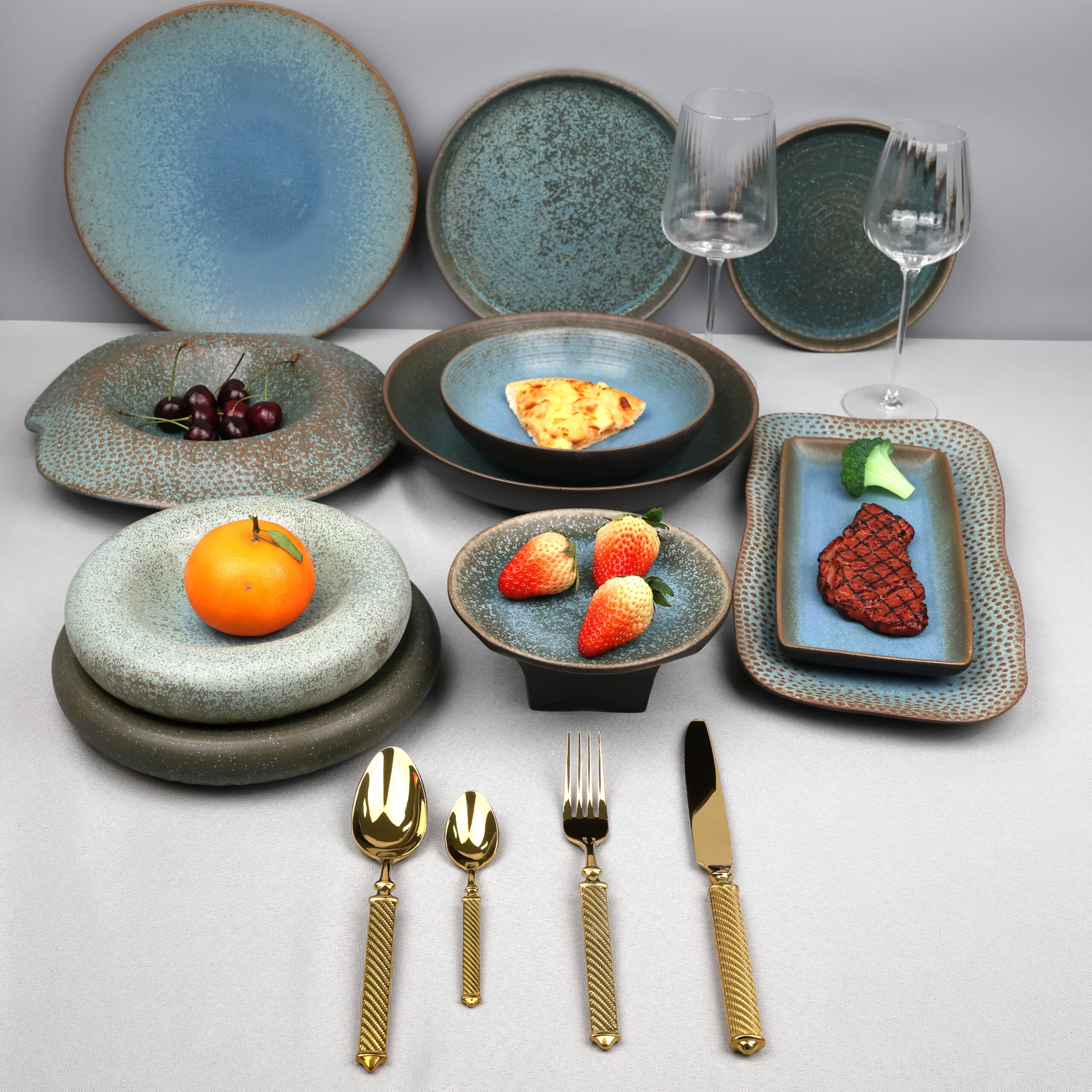 Brett custom ceramic dinnerware set