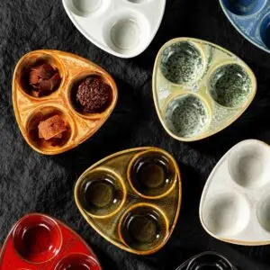 ceramic snacks dishes