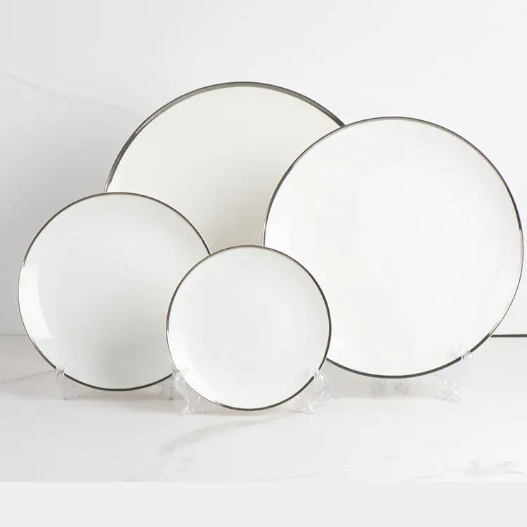custom bone china wedding tableware set