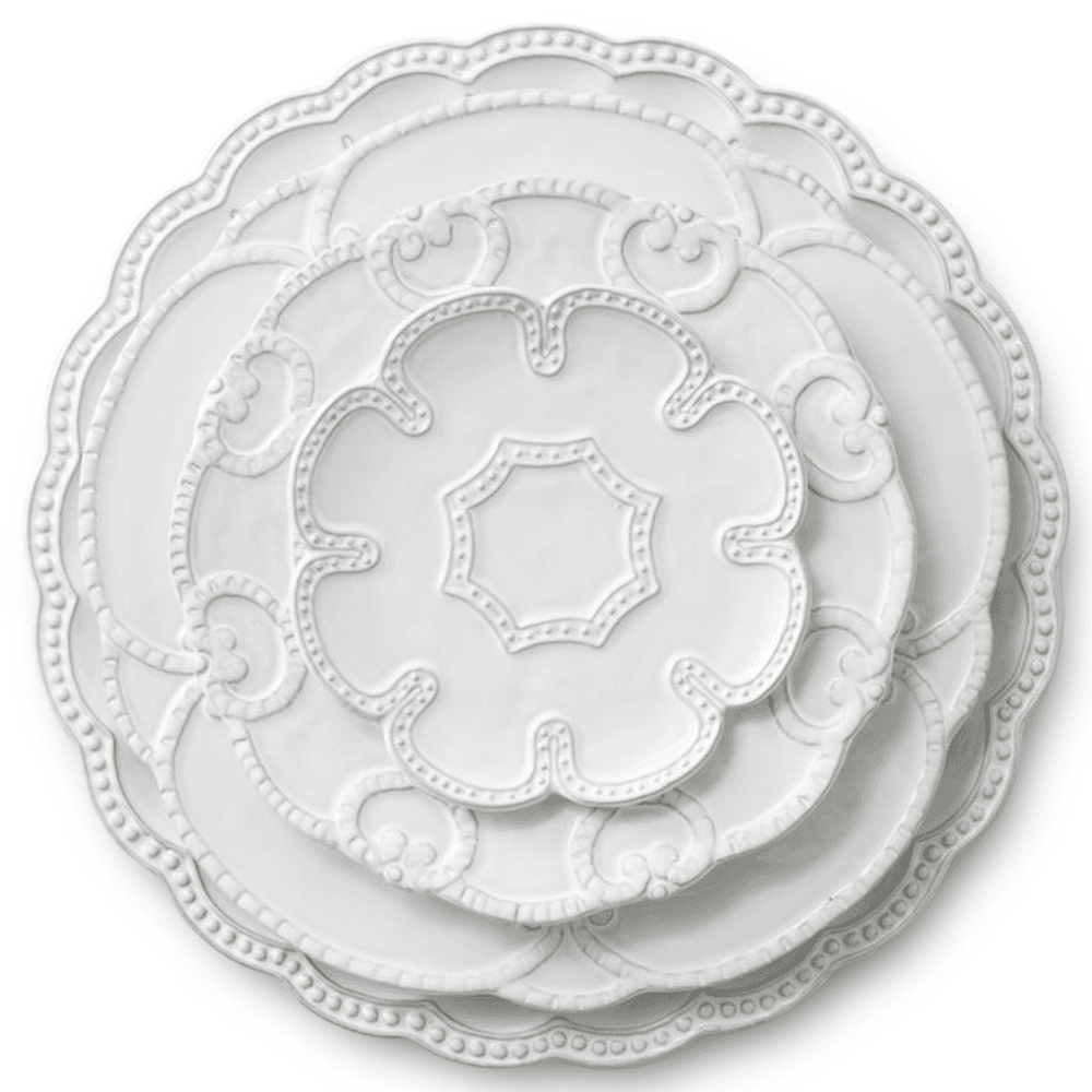 custom bone china tableware wedding plate