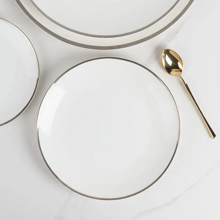 custom bone china wedding tableware set