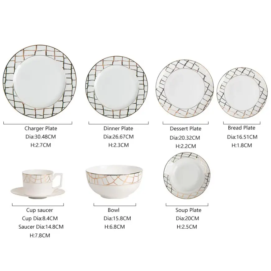 bone china wedding plate