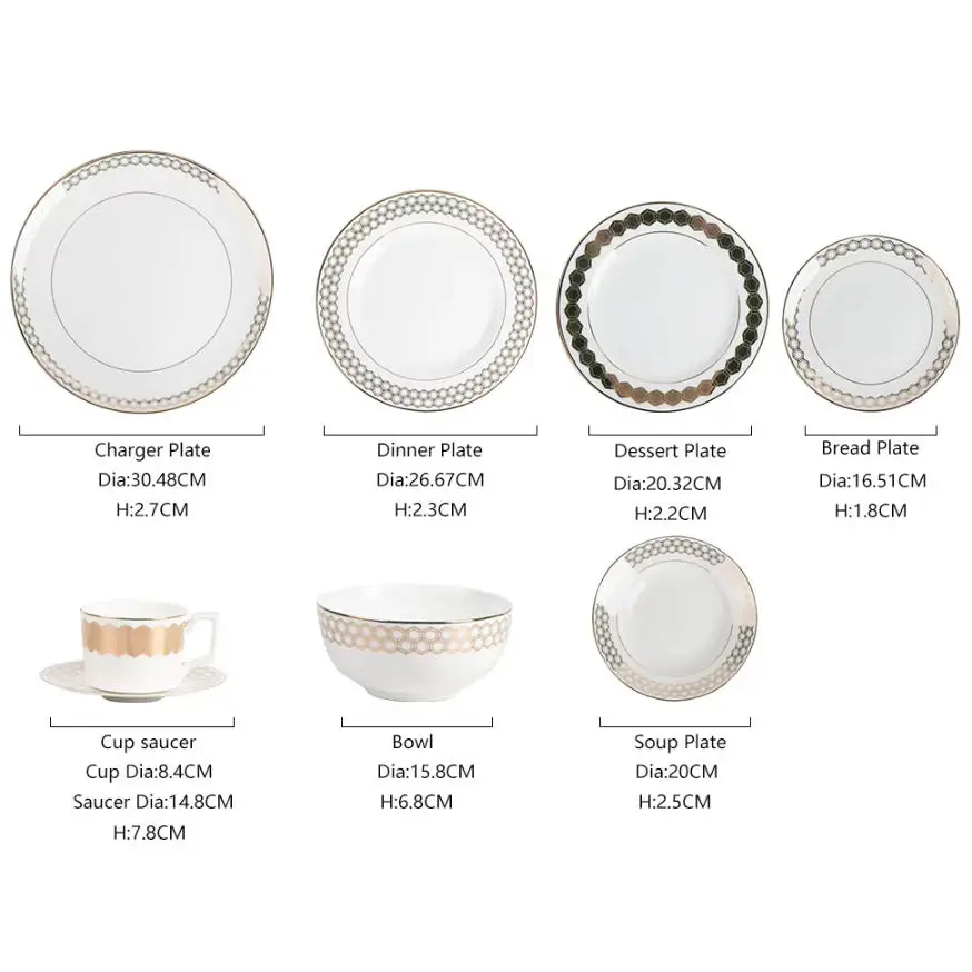 custom fine bone china wedding plate