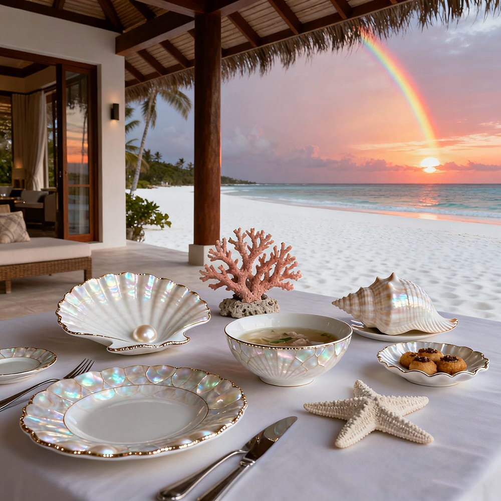 bone china dinnerware for luxury resorts