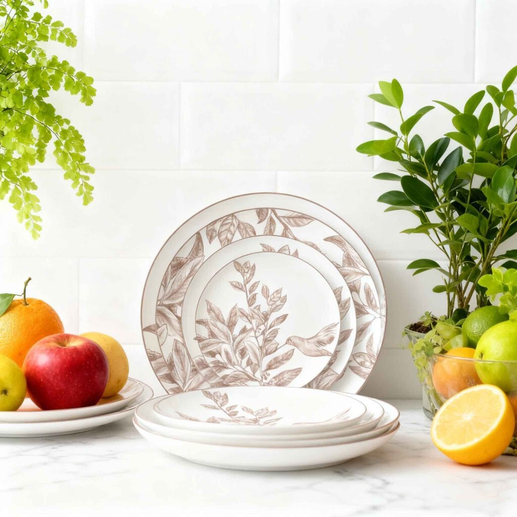 bone china patterned dinnerware sets