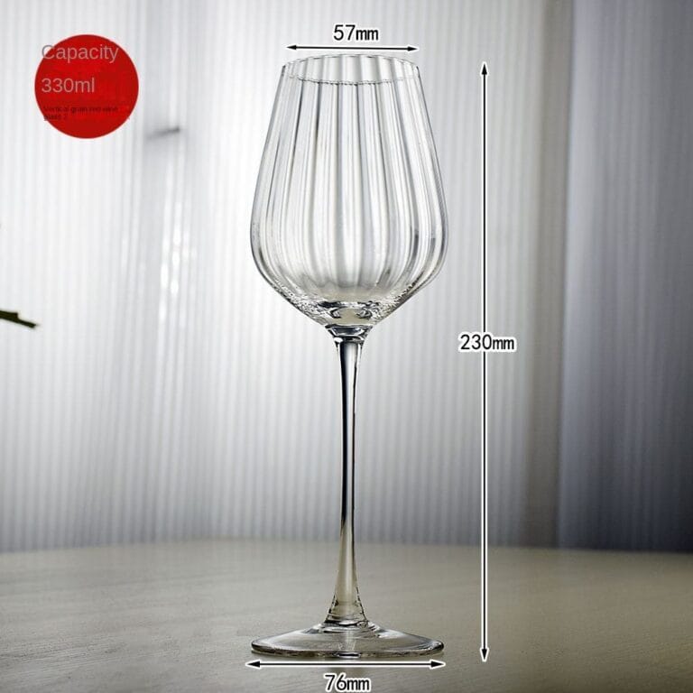 Custom Vertical Stripe Wine Champagne Glasses