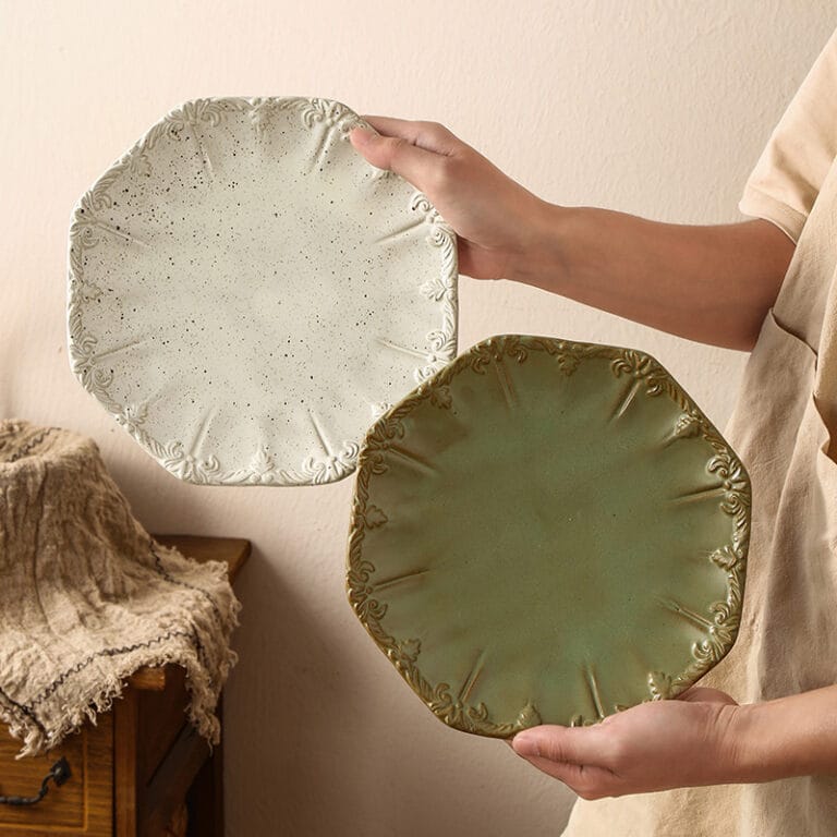 kiln change ceramic tableware set European pastoral style