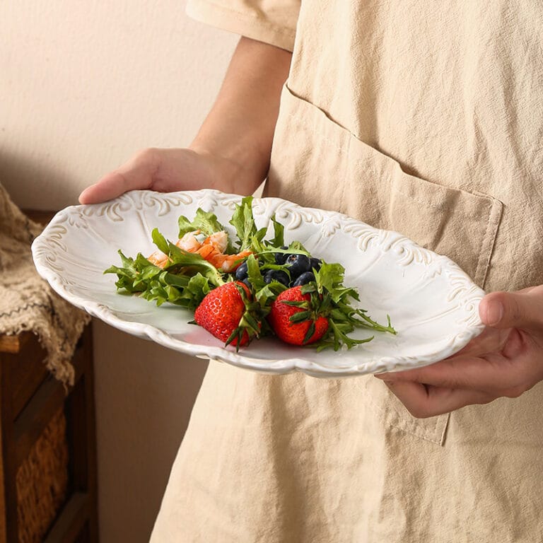 kiln change ceramic tableware set European pastoral style