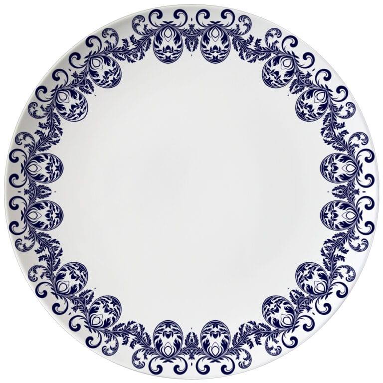 wedding bone china blue patterned dinnerware sets