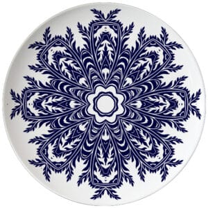wedding bone china blue patterned dinnerware sets