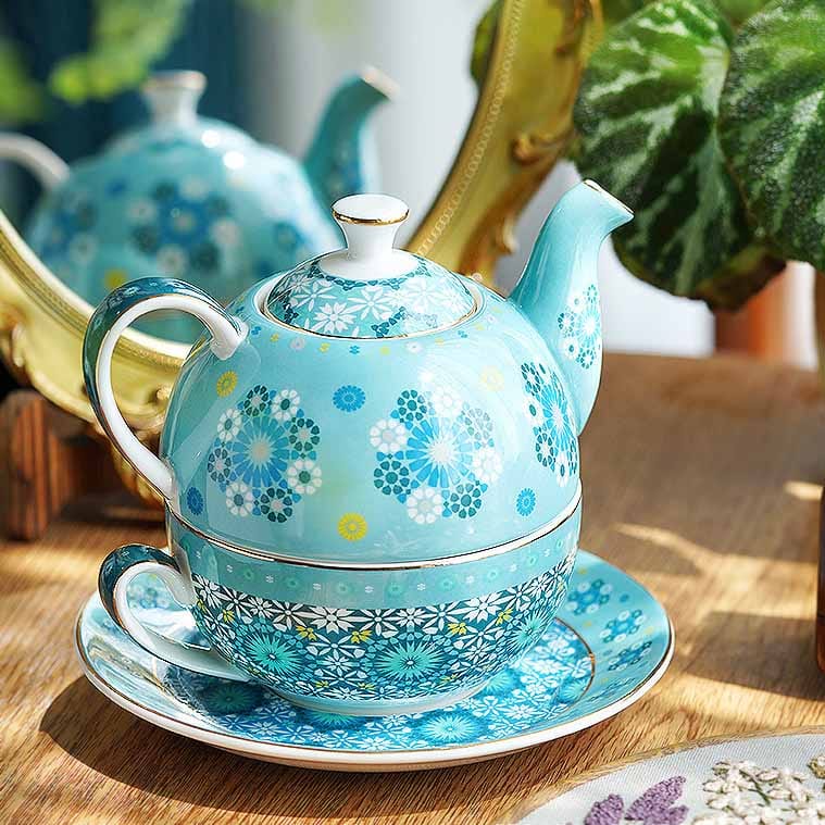 luxurious and artistic European-style teapot gift set