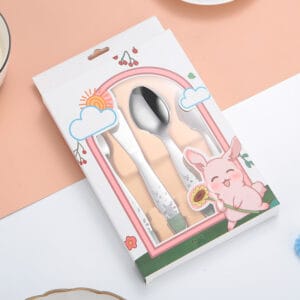 custom child cutlery set