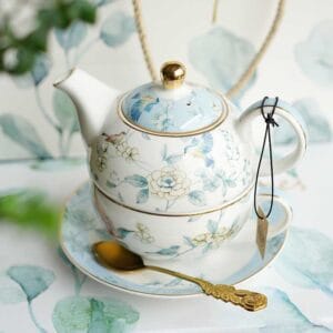 Brett porcelain teapot gift set