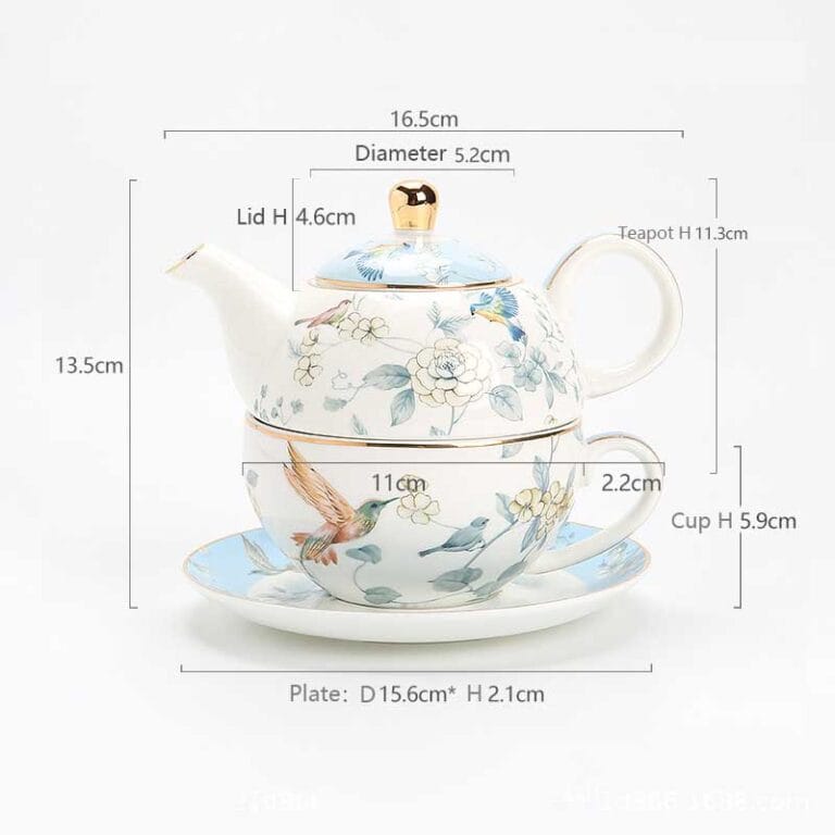 Brett porcelain teapot gift set