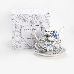 custom bone china teapot gift set