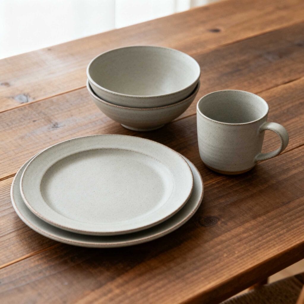 Stoneware dinnerware