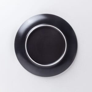 black gold marble pattern plate