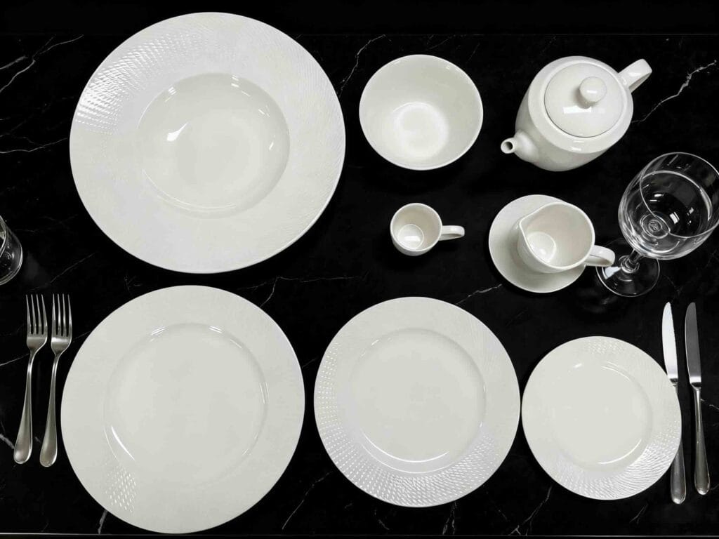 new bone china dinnerware set