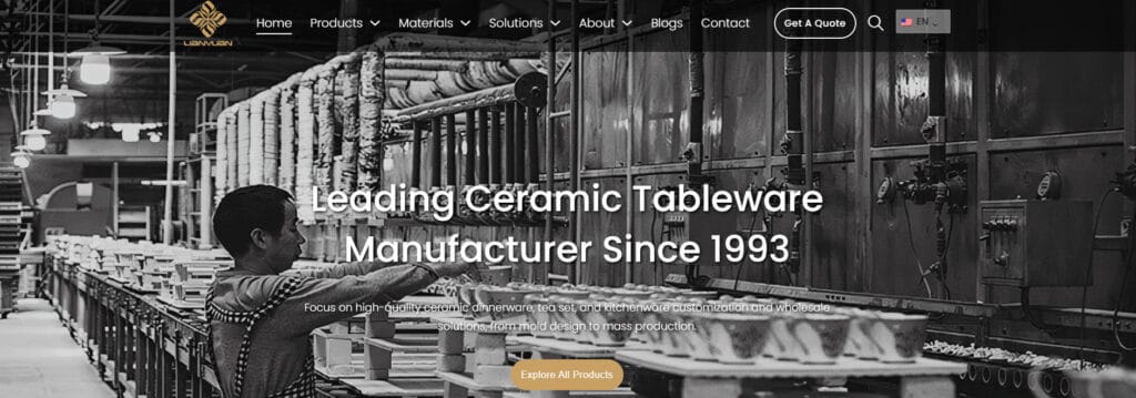 top 10 ceramic dinnerware manufacturer China-6