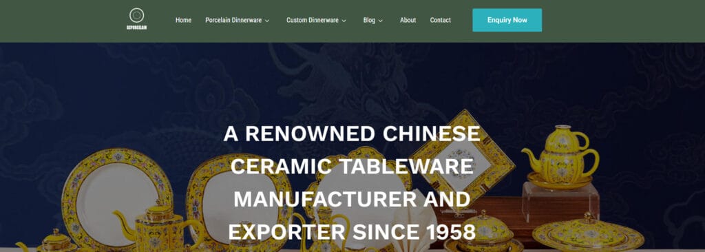 top 10 ceramic dinnerware manufacturer China-9