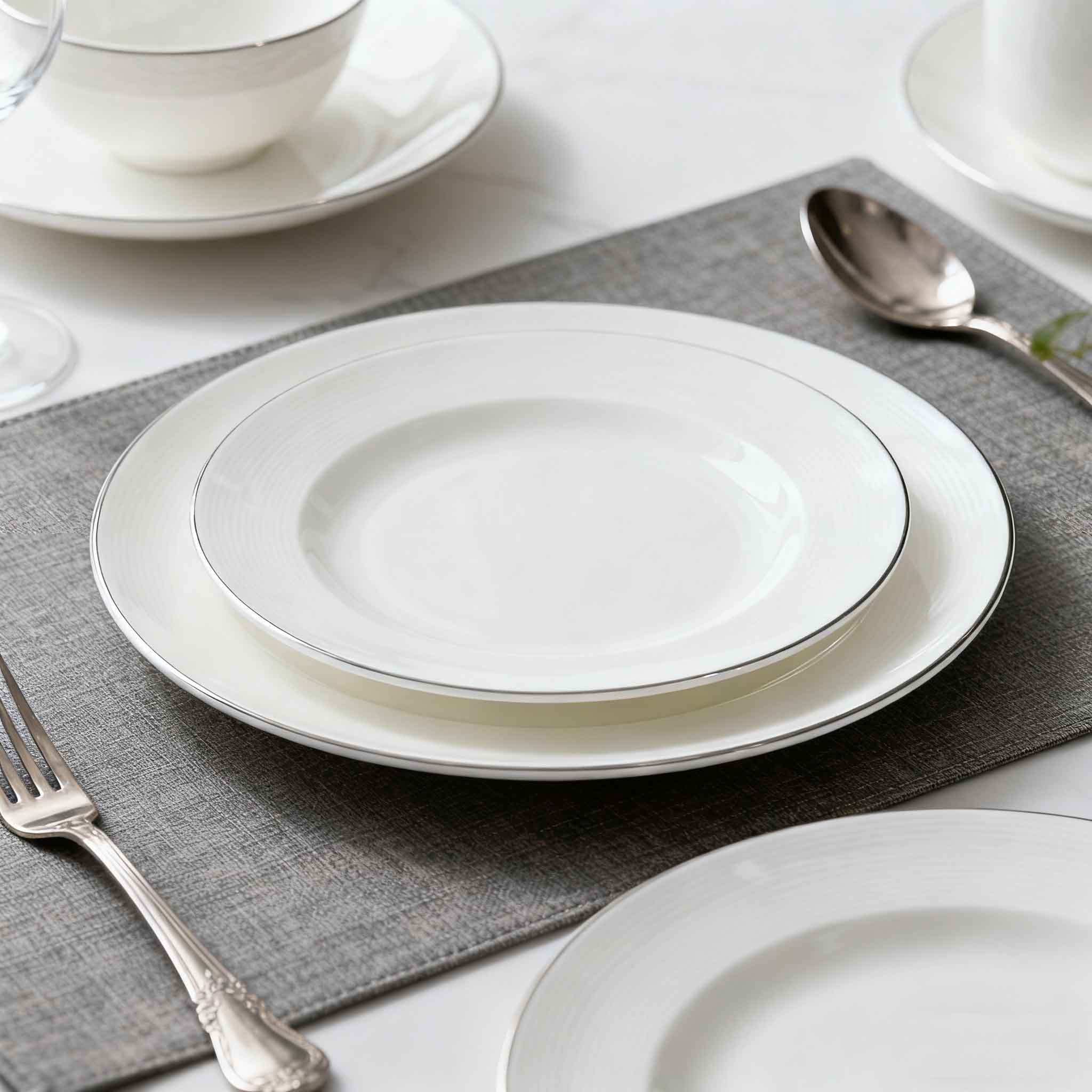 what is bone china dinnerware made of