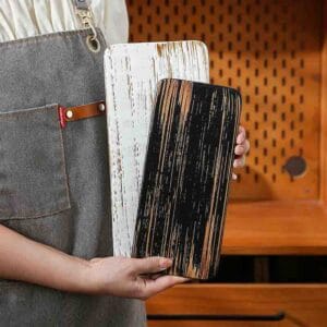 Black and White Spiral Texture Bowls Plates Tableware Sets Japanese Style