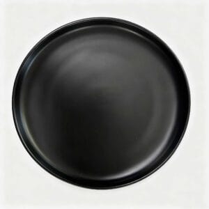High-end Matte Black coffee set plate