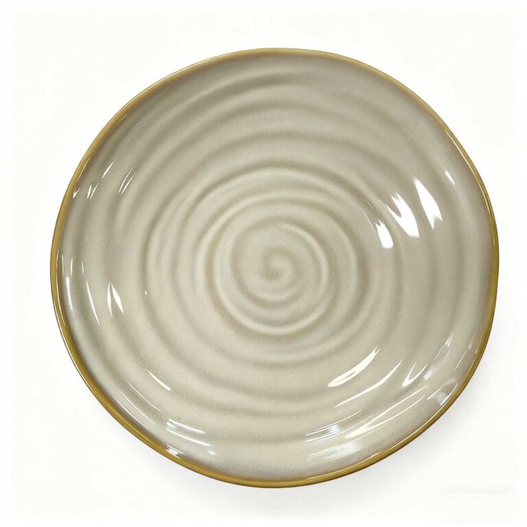 Japanese Beige Kiln Change ceramic bowl