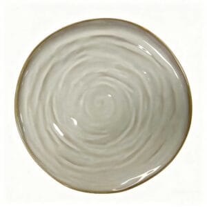 Japanese Beige Kiln Change ceramic plate