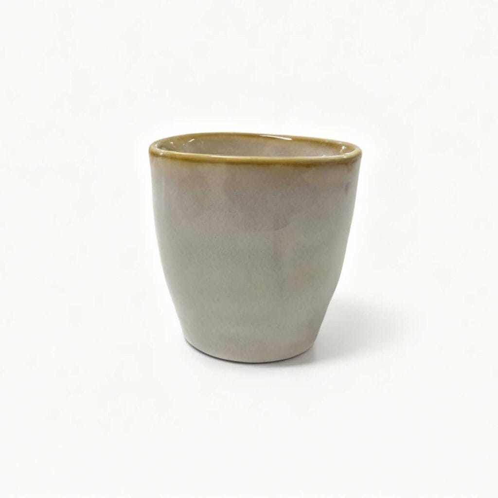 Japanese Beige Kiln Change ceramic cup