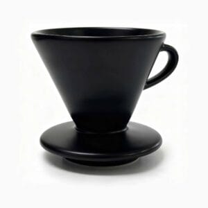 High-end Matte Black coffee set filter
