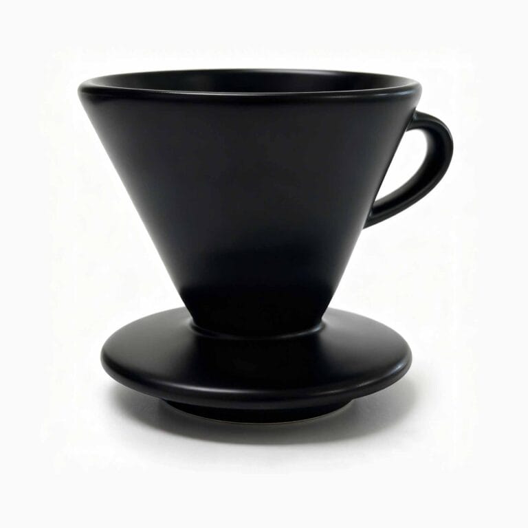 High-end Matte Black coffee set filter