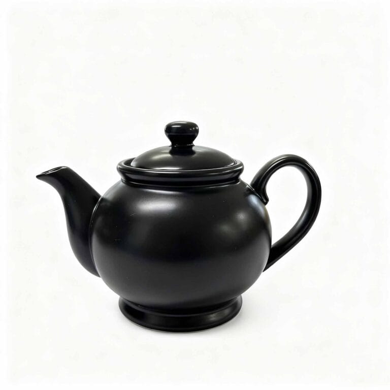 High-end Matte Black coffee set teapot
