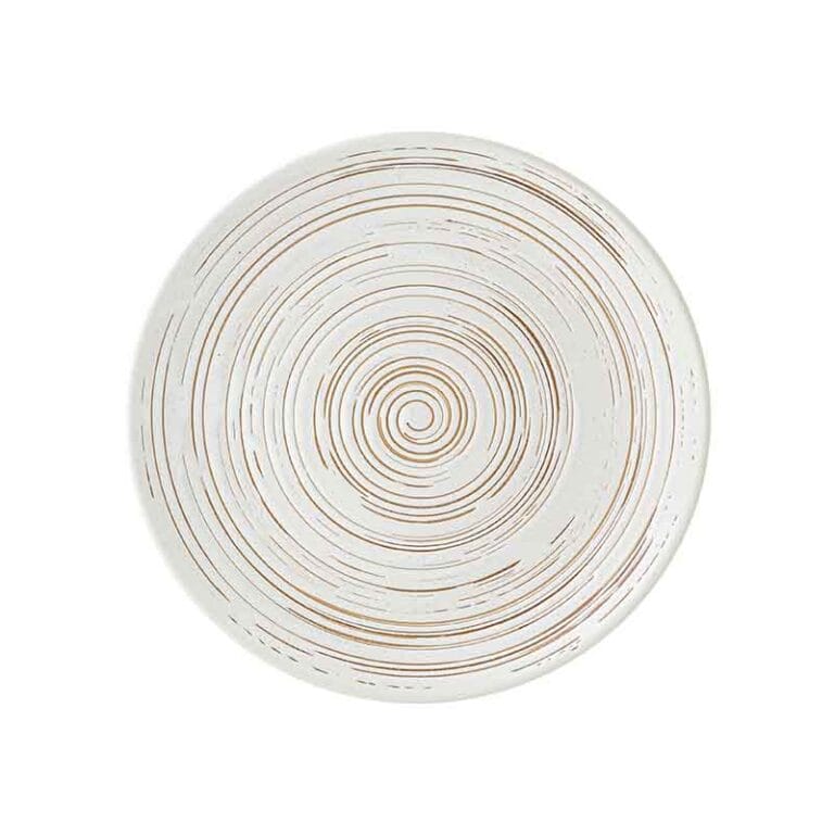 Black and White Spiral Texture Bowls Plates Tableware Sets Japanese Style