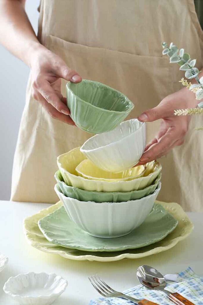 custom European country style dinnerware set