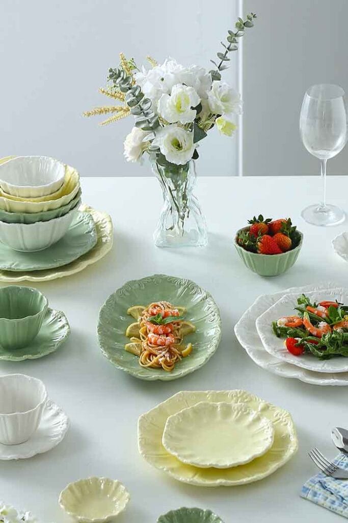 custom European country style dinnerware set