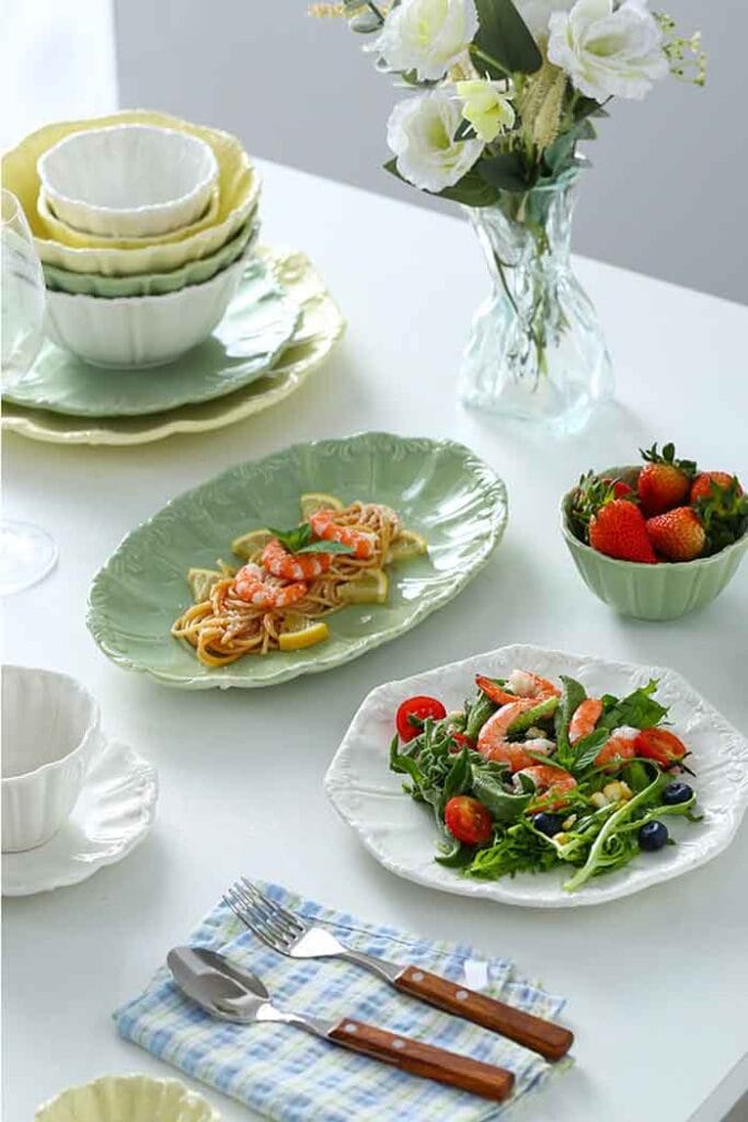 custom European country style dinnerware set