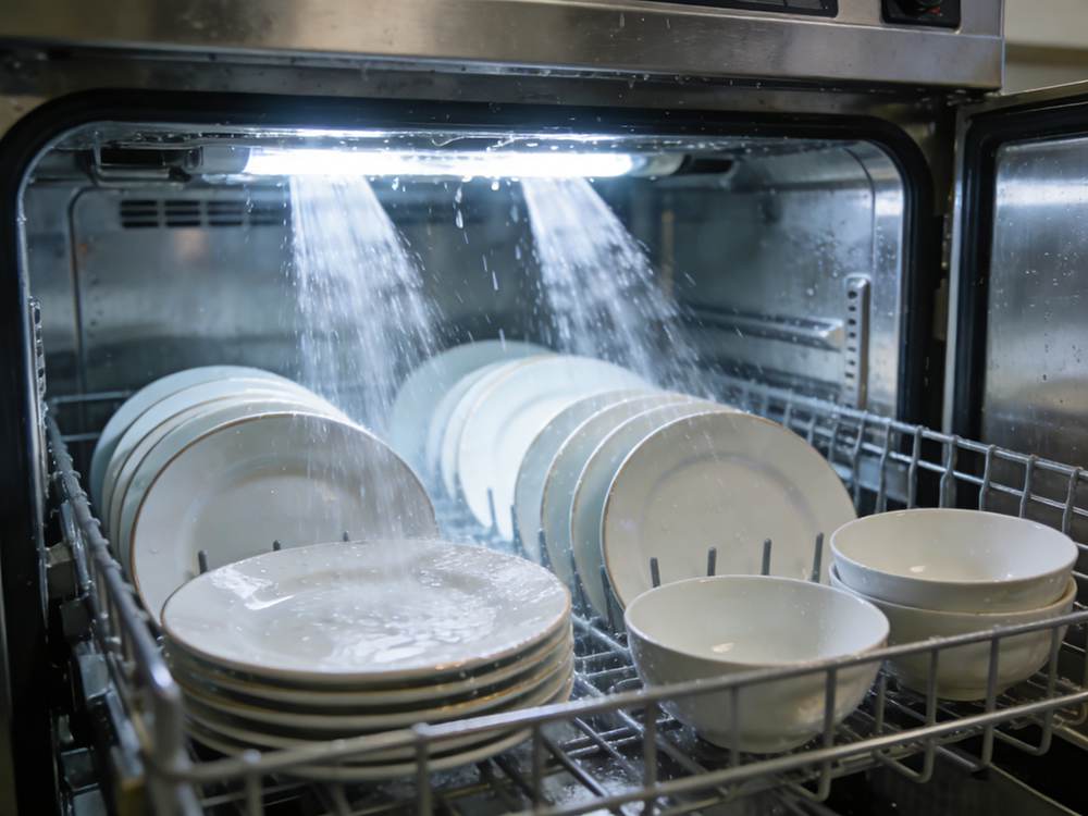 Commercial Dinnerware dishwasher