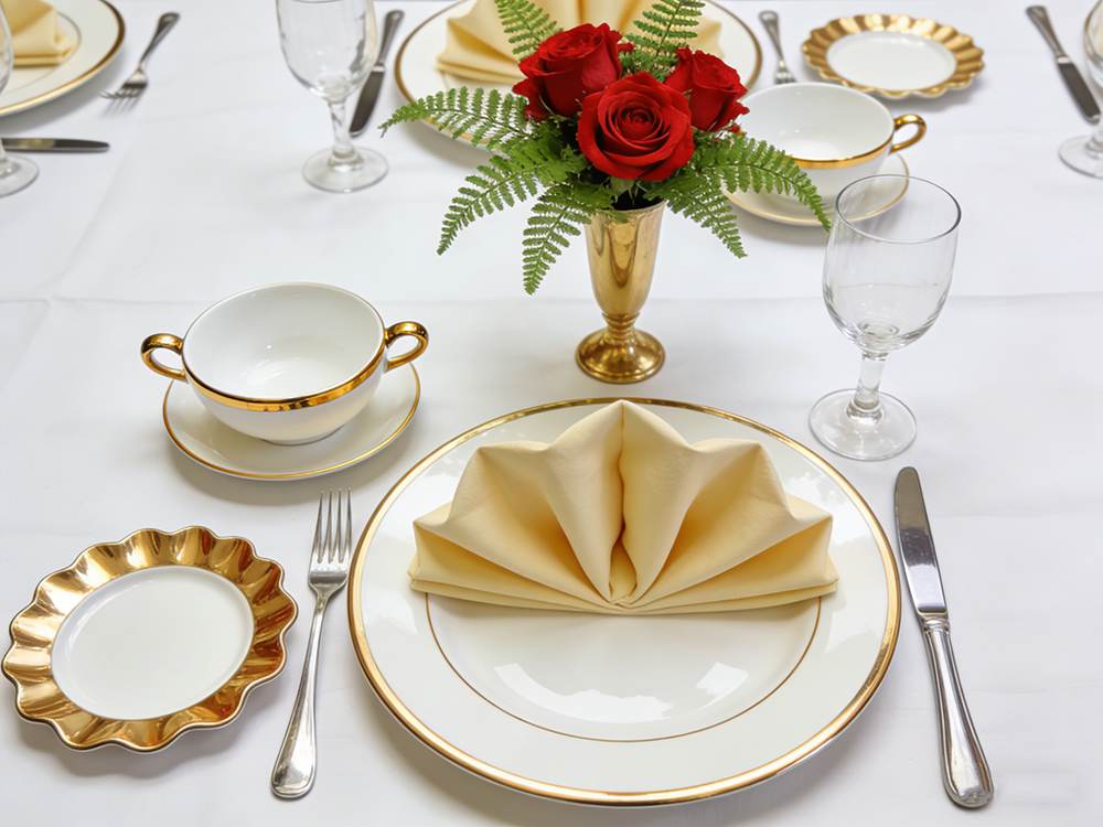 Dinnerware for hotel