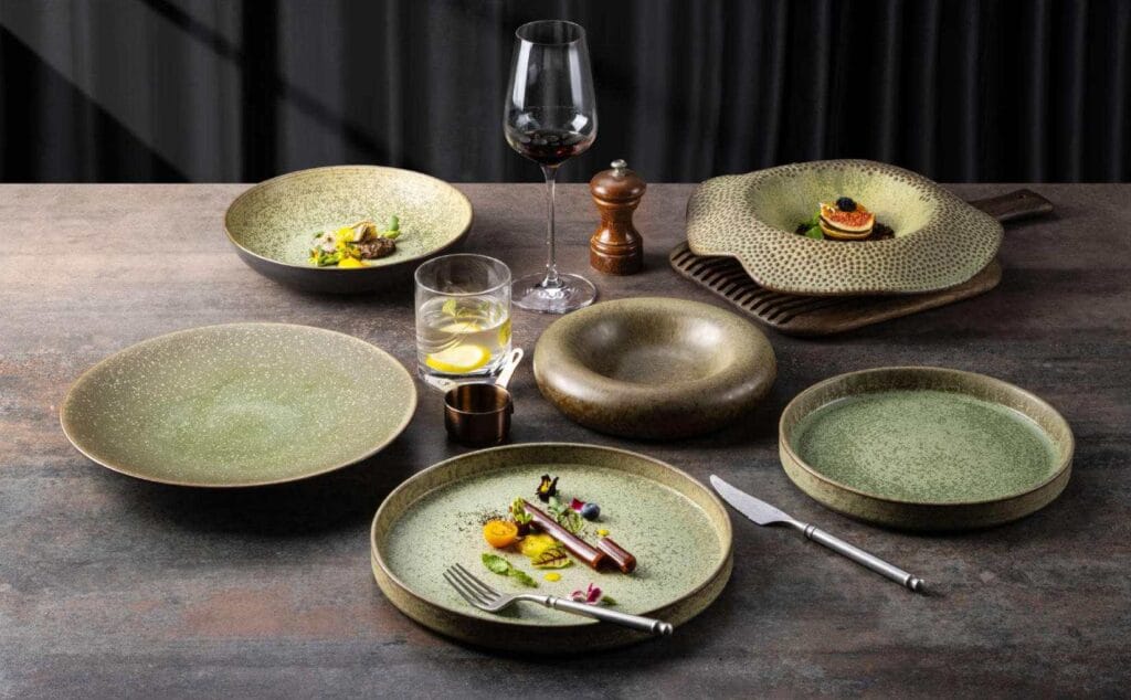 Brett Reactive Glaze Dinnerware