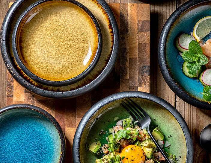 Brett Reactive Glaze Dinnerware