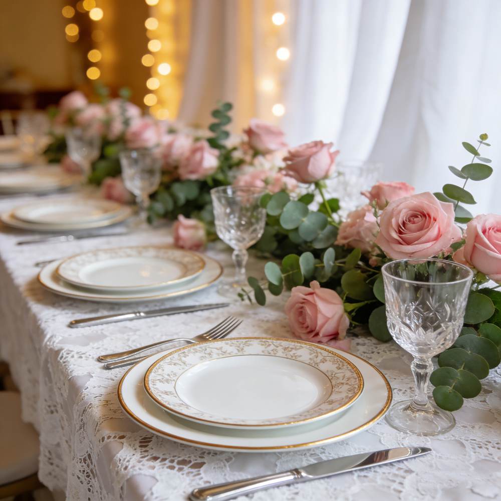 Wedding Venue Dinnerware Requirements