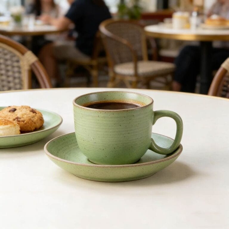 Japanese Light Matcha Green Dual-Texture Ceramic Tableware Set