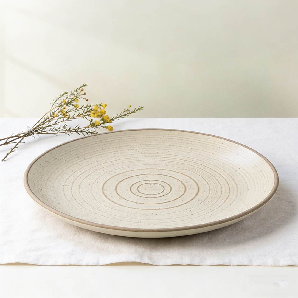 Japanese Light Matcha Green Dual-Texture Ceramic Tableware Set