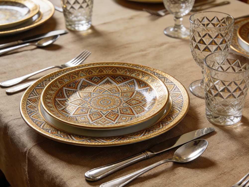 middle east style dinnerware