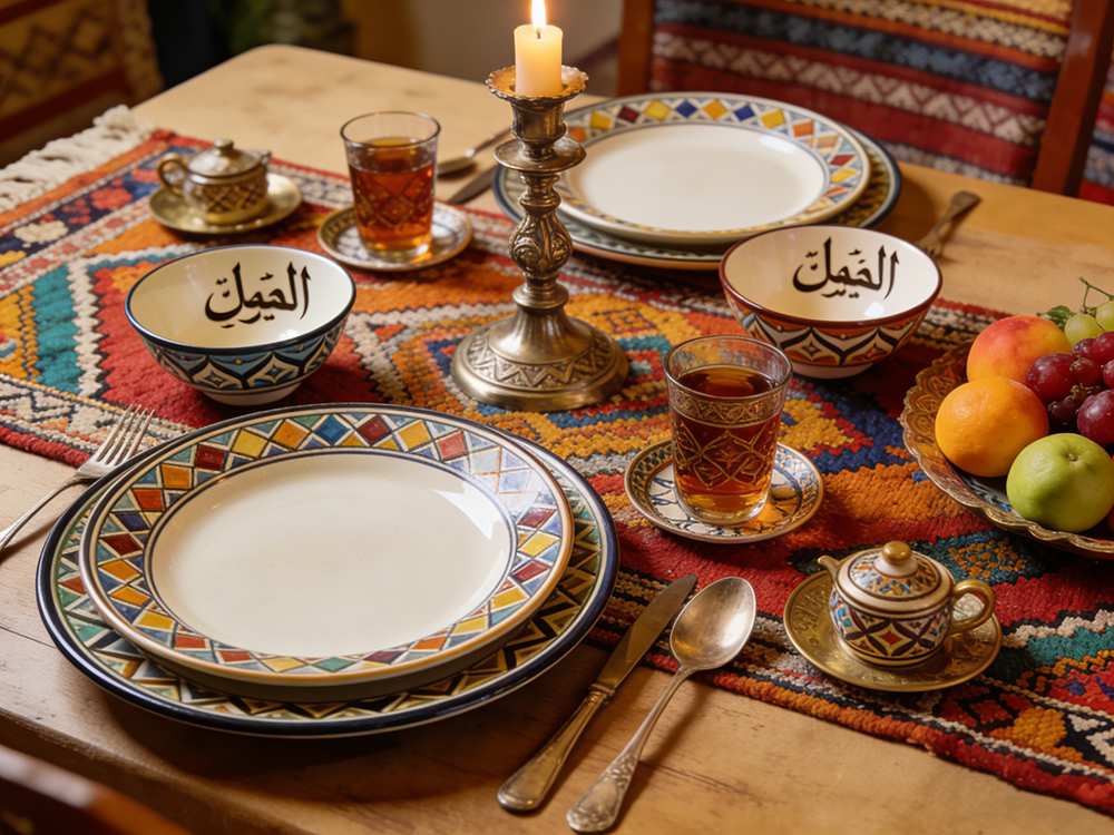 middle east style dinnerware