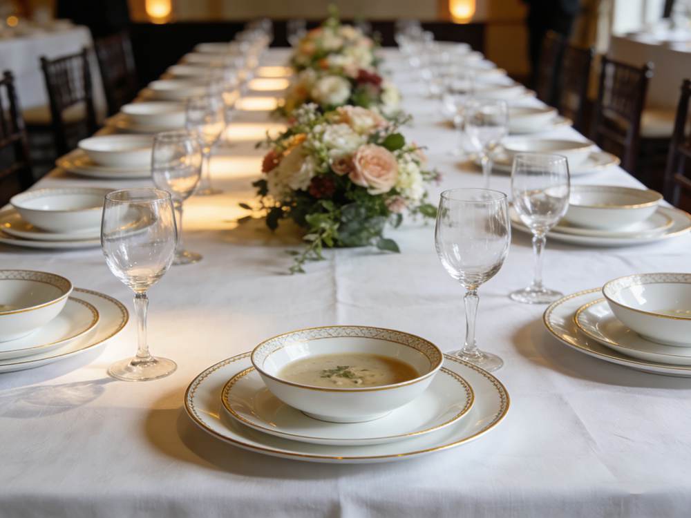 Porcelain for Event Venues