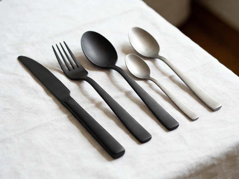 flatware finish-matte finish